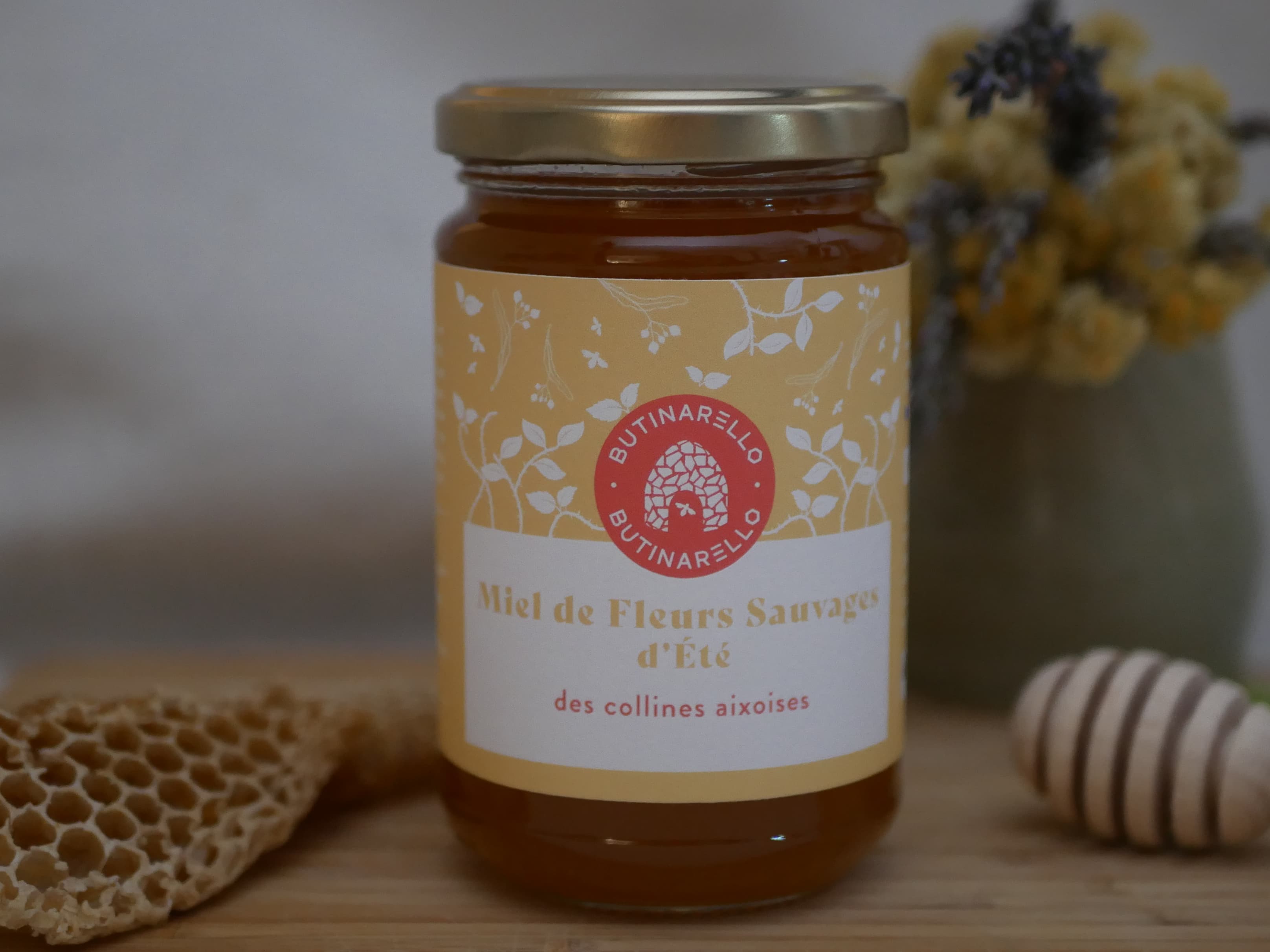 Miel de Fleurs Sauvages d'Été Bio - Collines Aixoises