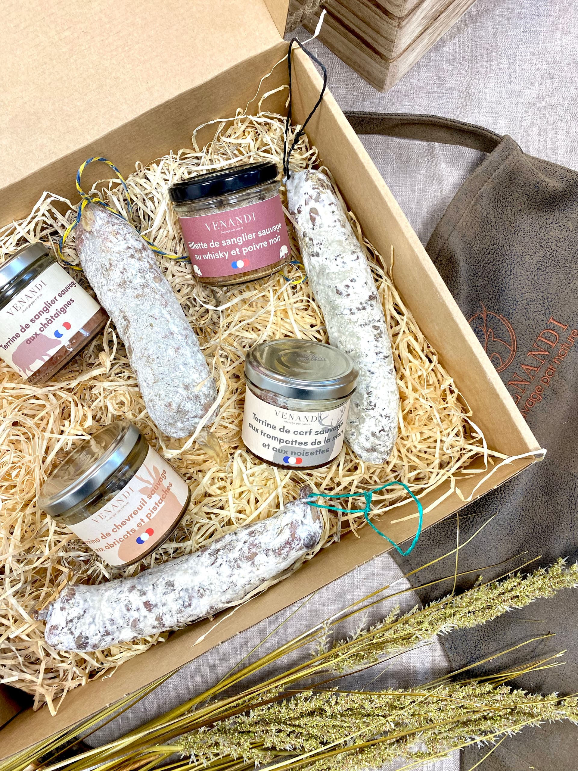 Coffret “L’Élégance” – 7 produits de gibier