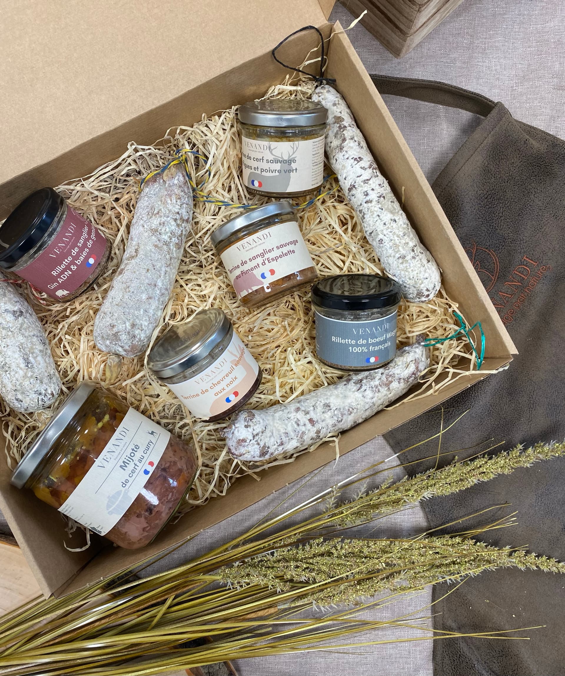 Coffret “La Quintessence” – 10 produits de gibier