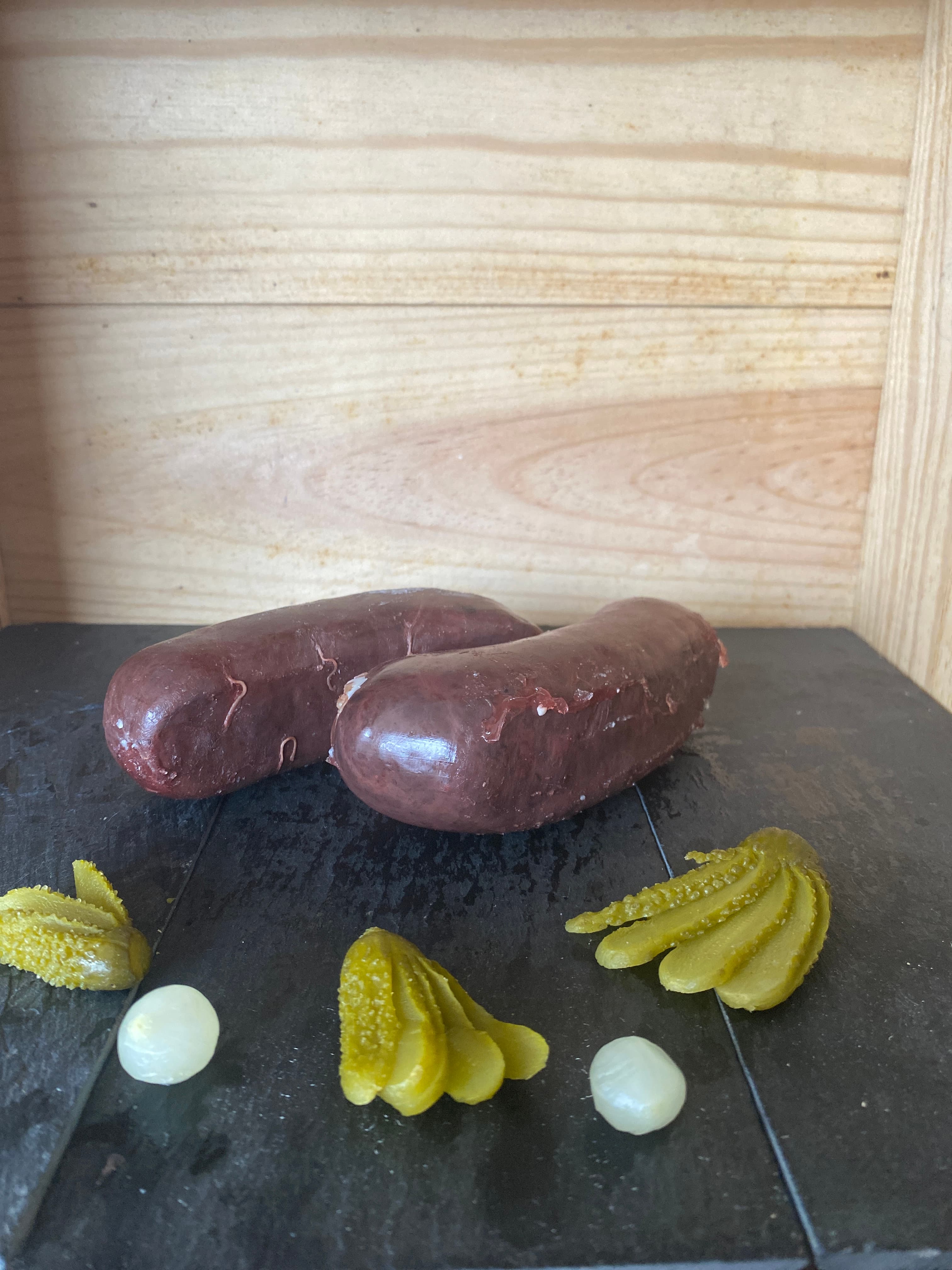 BOUDIN VIANDE X 2 - ENV 280 GR - Photo 1 sur 1