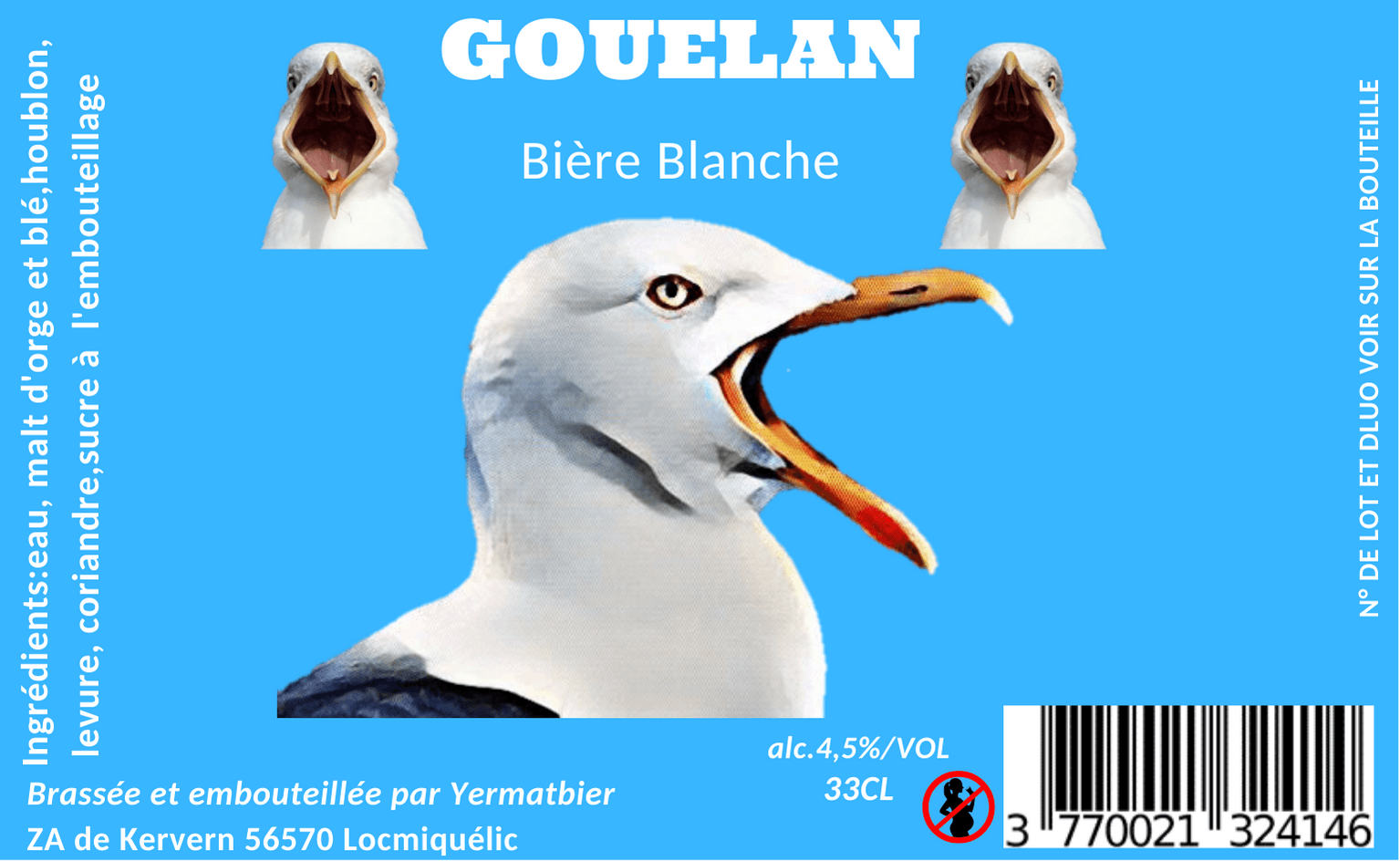 Bière Blanche Artisanale – 6 Bouteilles de 33cl