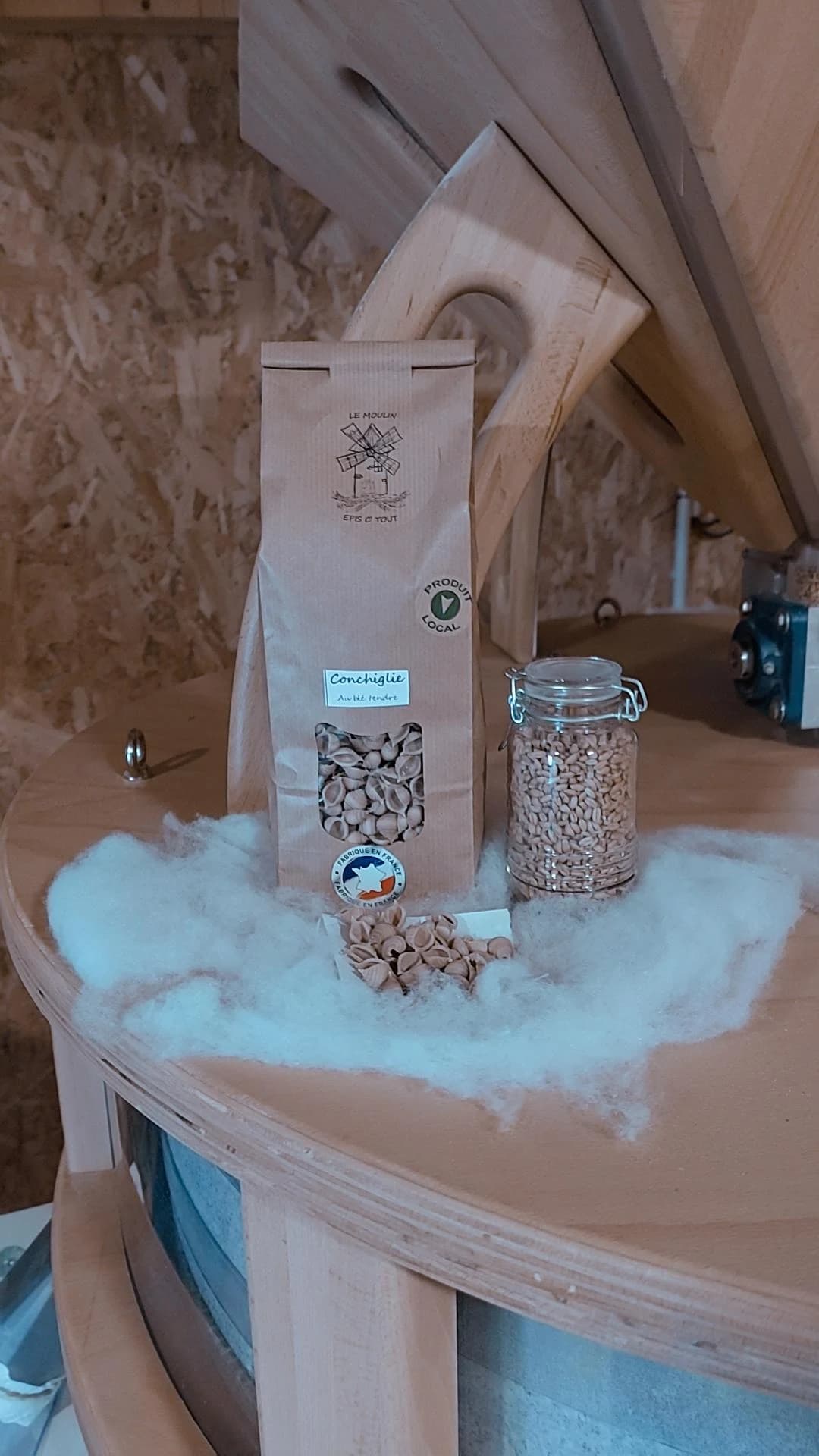 Pâtes Conchiglie au Blé tendre