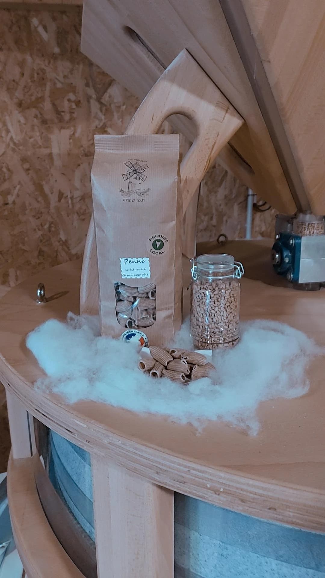 Pâtes penne au blé tendre Semi Complète