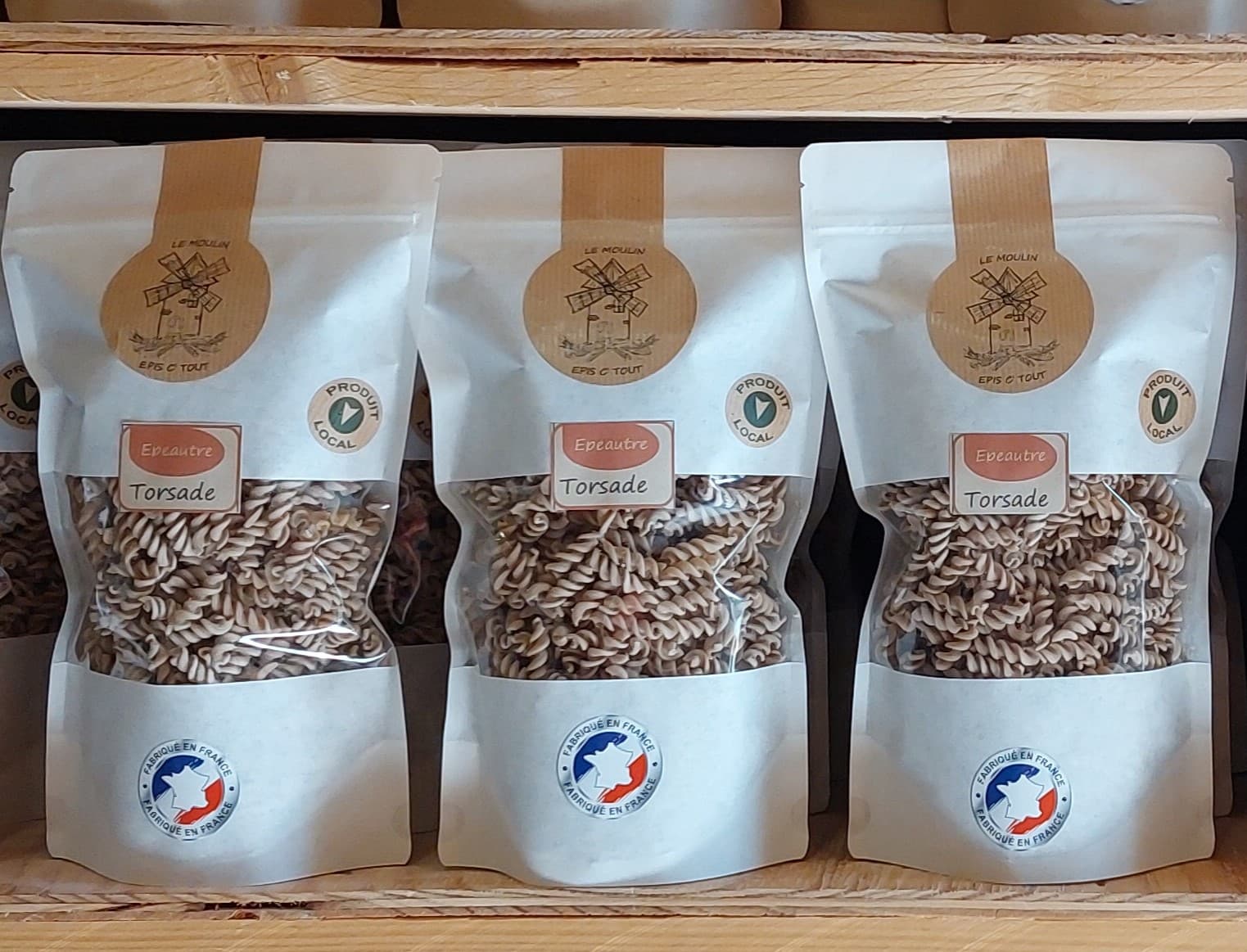 Pâtes torsade à l'Epeautre