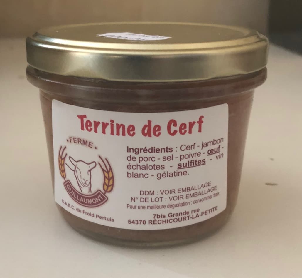 Terrine de Cerf - Photo 1 sur 1