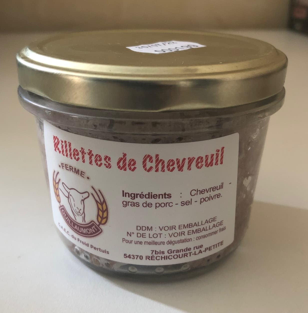 Rillettes de Chevreuil - Photo 1 sur 1