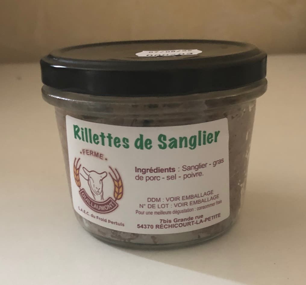 Rillettes de Sanglier - Photo 1 sur 1