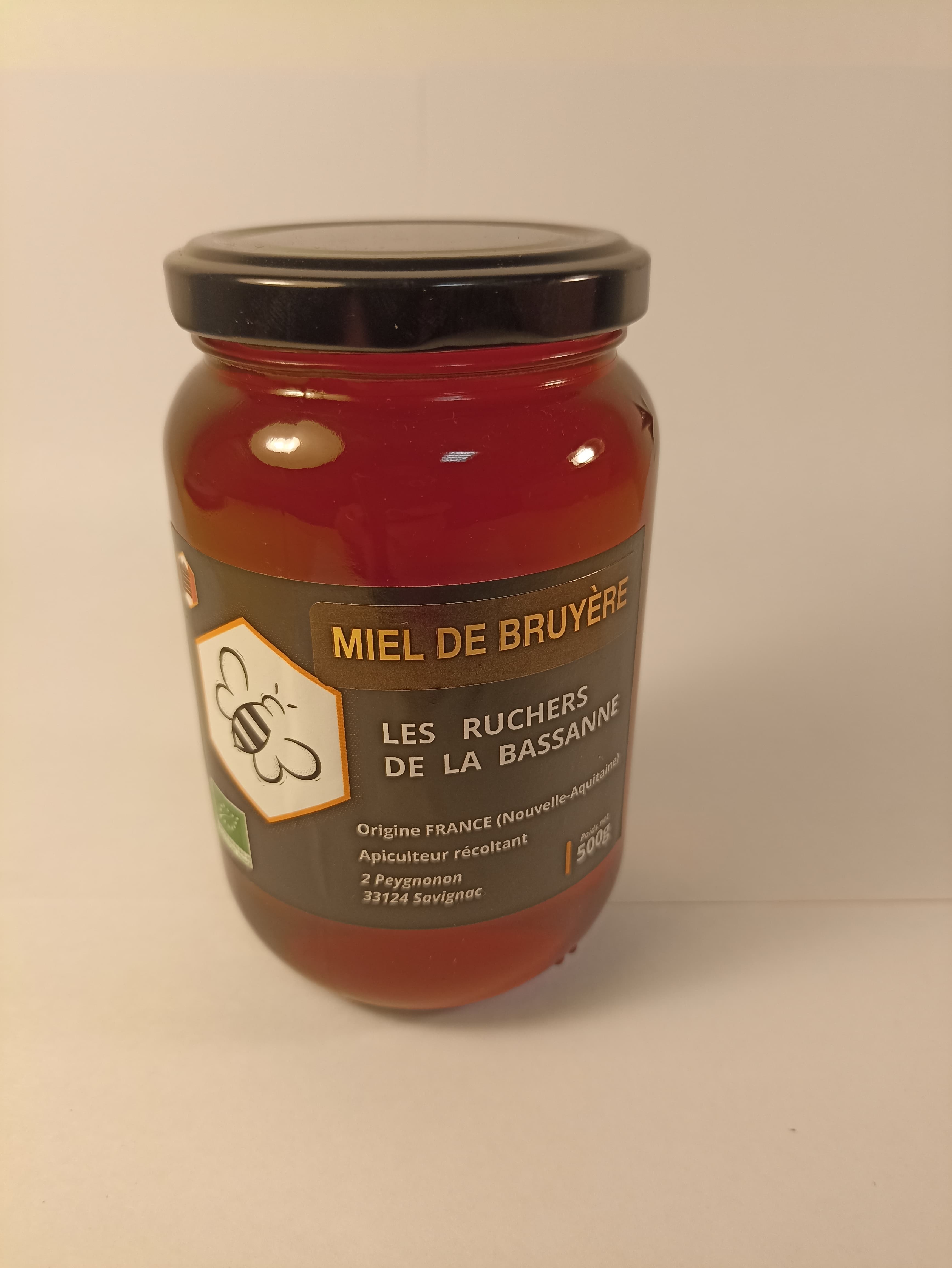 Miel de Bruyère BIO - Photo 1 sur 2