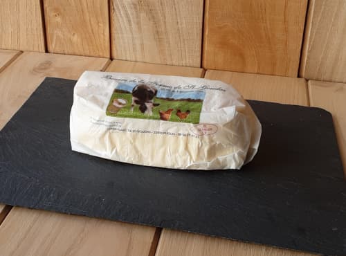 Beurre de baratte fermier au sel de Guérande - Photo 1 sur 2
