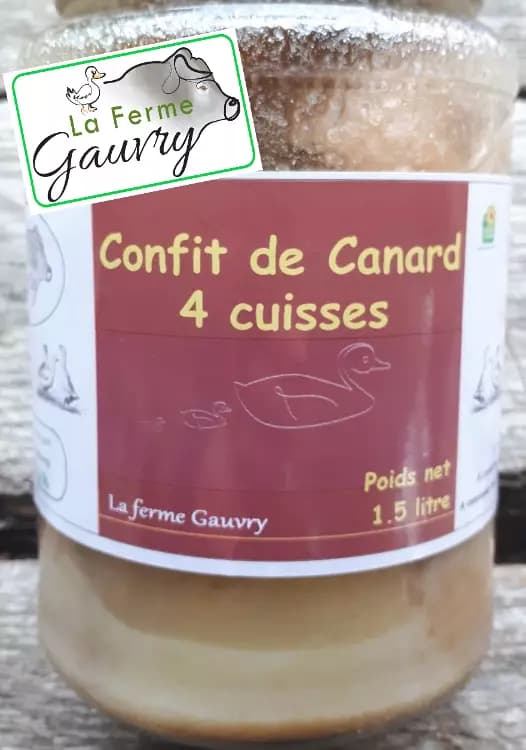 Confit de canard avec cuisses - Photo 1 sur 2
