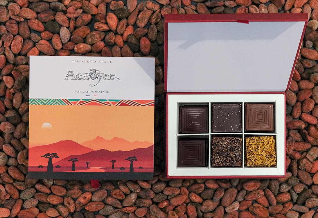 Coffret Gourmand noir et lait - Photo 1 sur 2