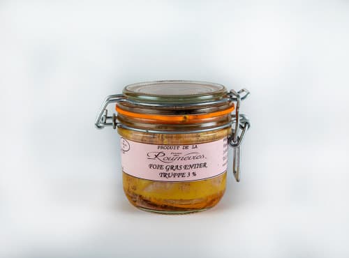 Foie gras entier de canard fermier du Périgord truffé 3% - Photo 1 sur 2