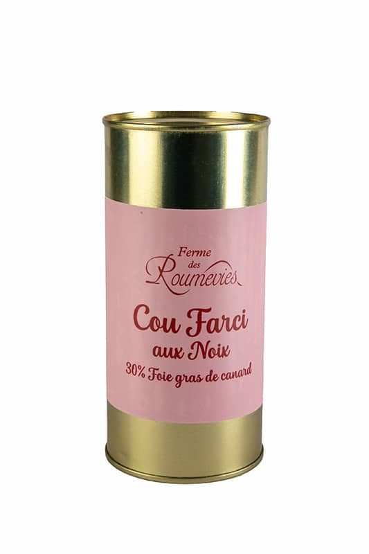 Cou farci aux noix, 30 % de foie gras - Photo 1 sur 1
