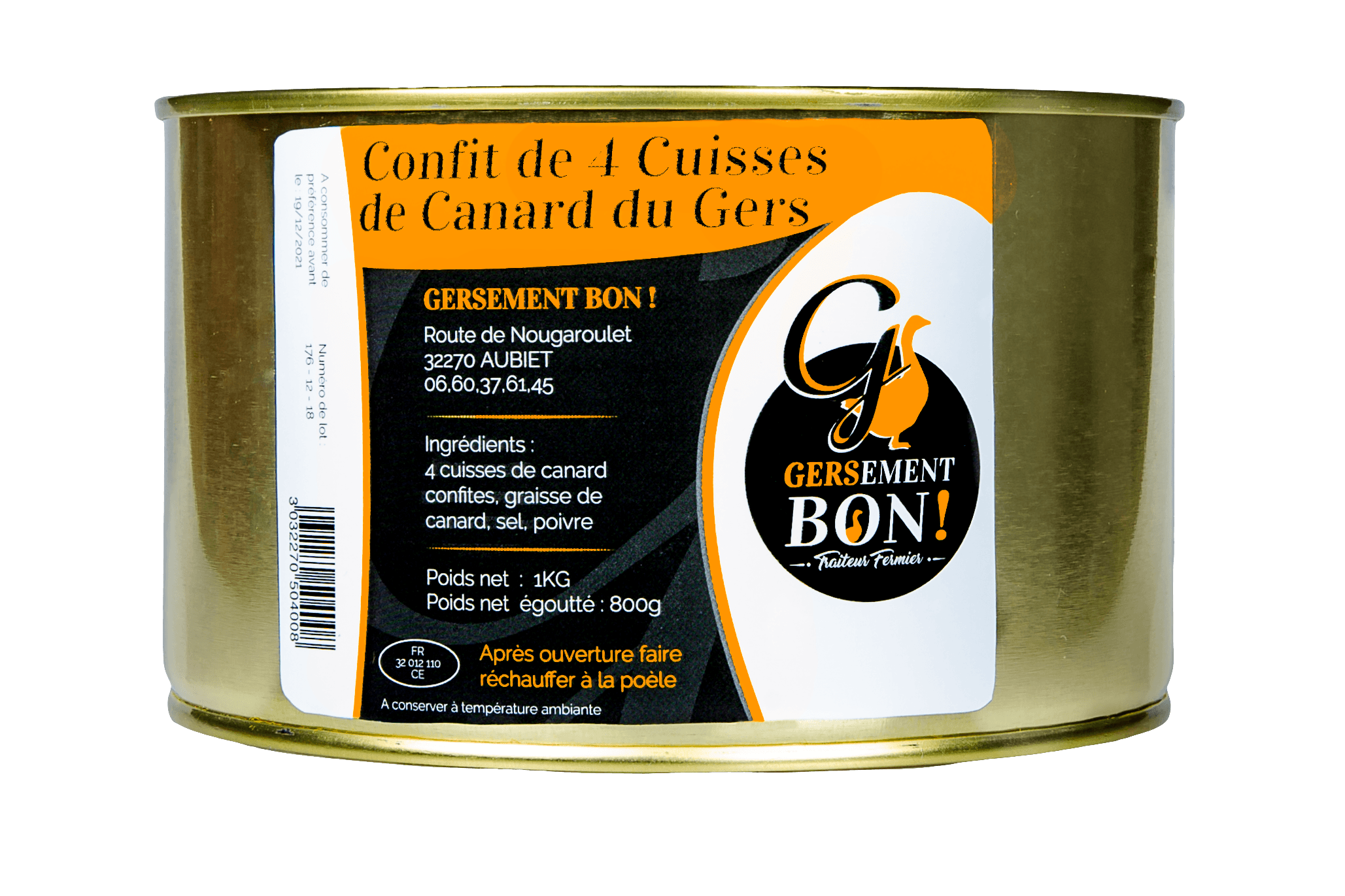 Confit de cuisses de canard - Photo 1 sur 1