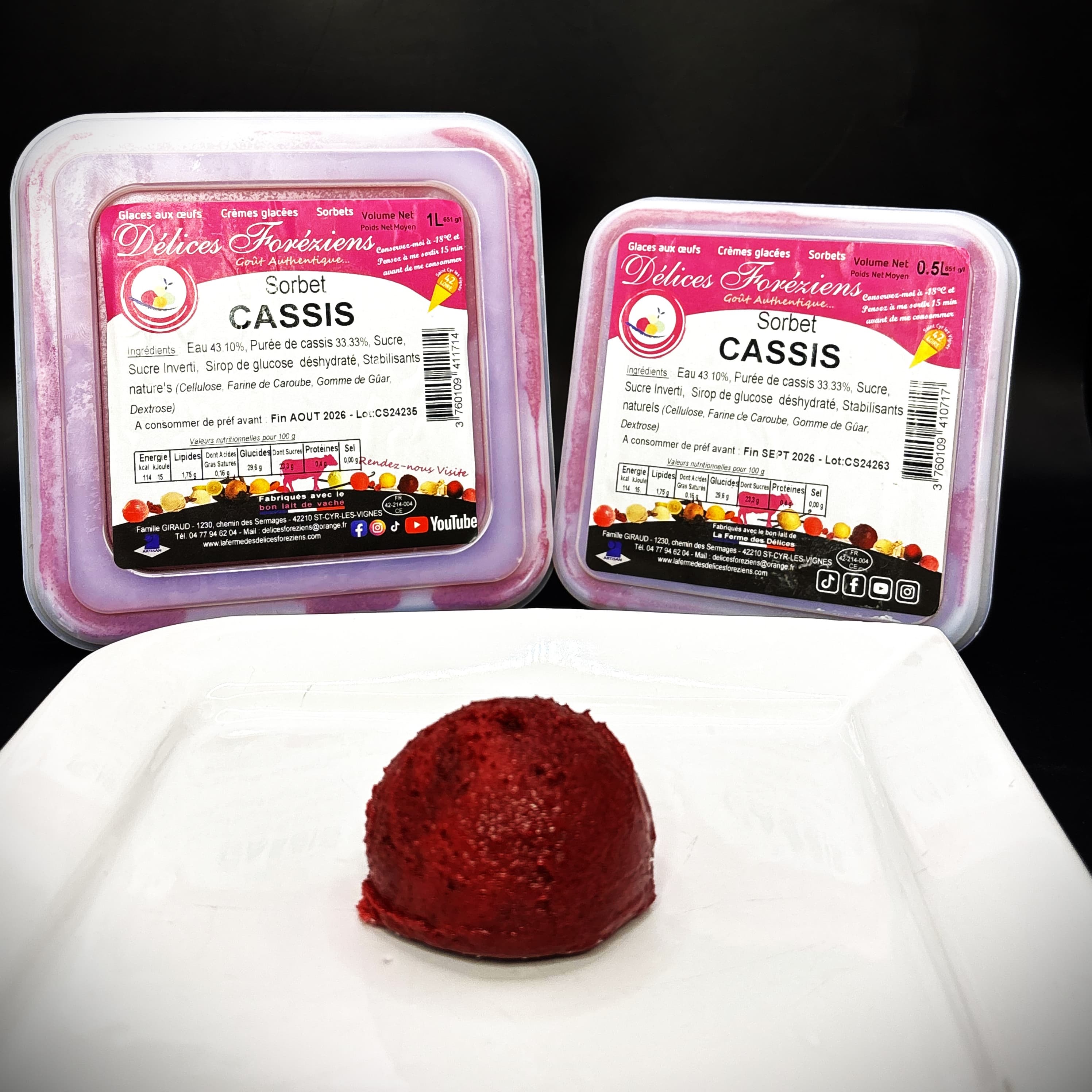 Sorbet Cassis - Photo 1 sur 1