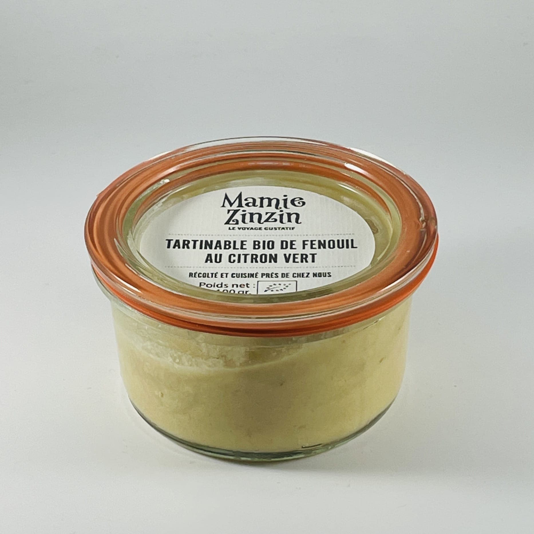 tartinable bio de fenouil au citron vert