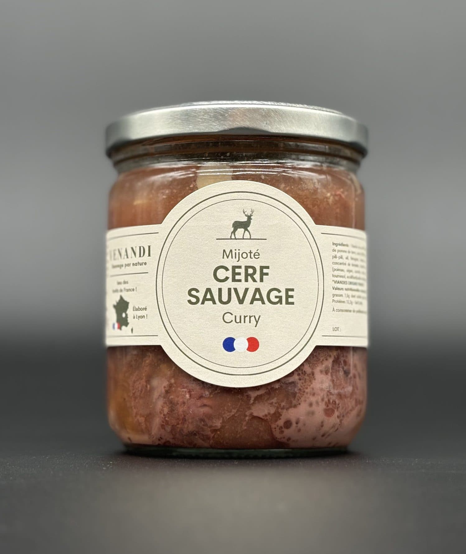 Mijoté de cerf au curry 100% français