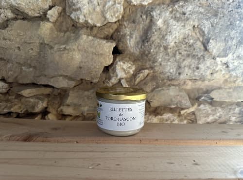 Rillettes de porc gascon 190g bio