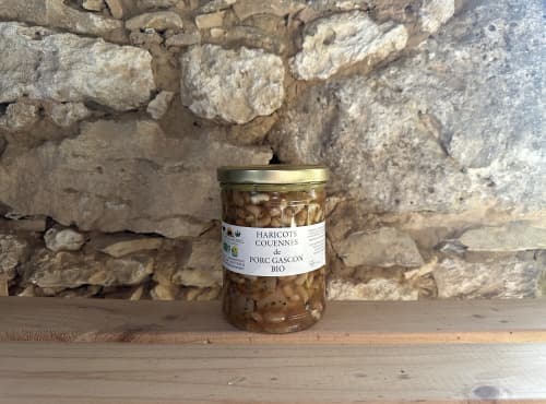 Haricots couennes de porc gascon BIO - Photo 1 sur 1