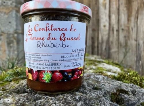 Confiture de rhubarbe 330g - Photo 1 sur 1