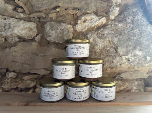 Lot 6 pâtés de porc gascon bio - Photo 1 sur 1