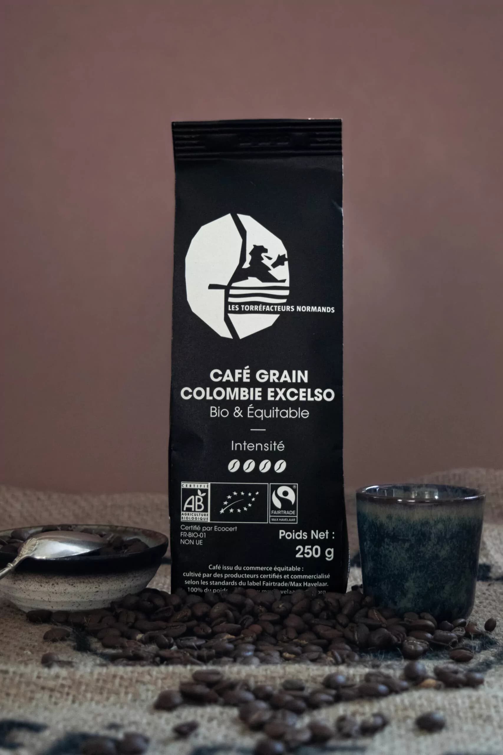 CAFE COLOMBIE 250 G GRAIN
