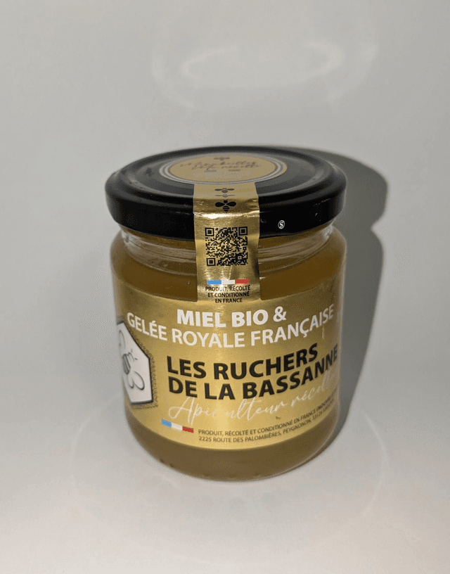 Miel d'acacia à la gelée royale BIO - Photo 1 sur 1
