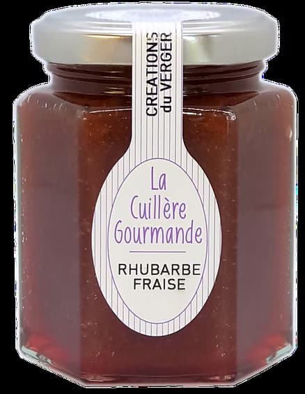 Confiture de RHUBARBE et de FRAISE du Gard - Photo 1 sur 1