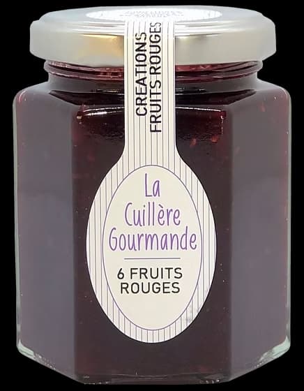 Confiture de 6 FRUITS ROUGES