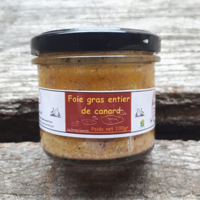 Foie gras entier de canard