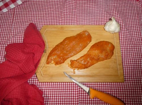 Escalope de poulet marinée paprika - Photo 1 sur 1