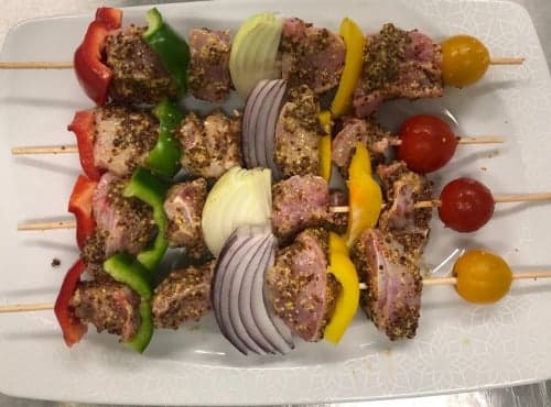Brochettes de Lapin Moutarde à l'ancienne - Photo 1 sur 1