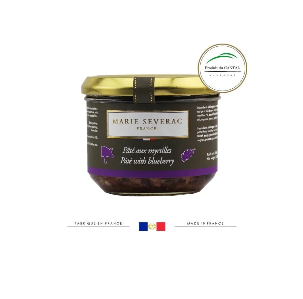 Pâté d'Auvergne à la myrtille