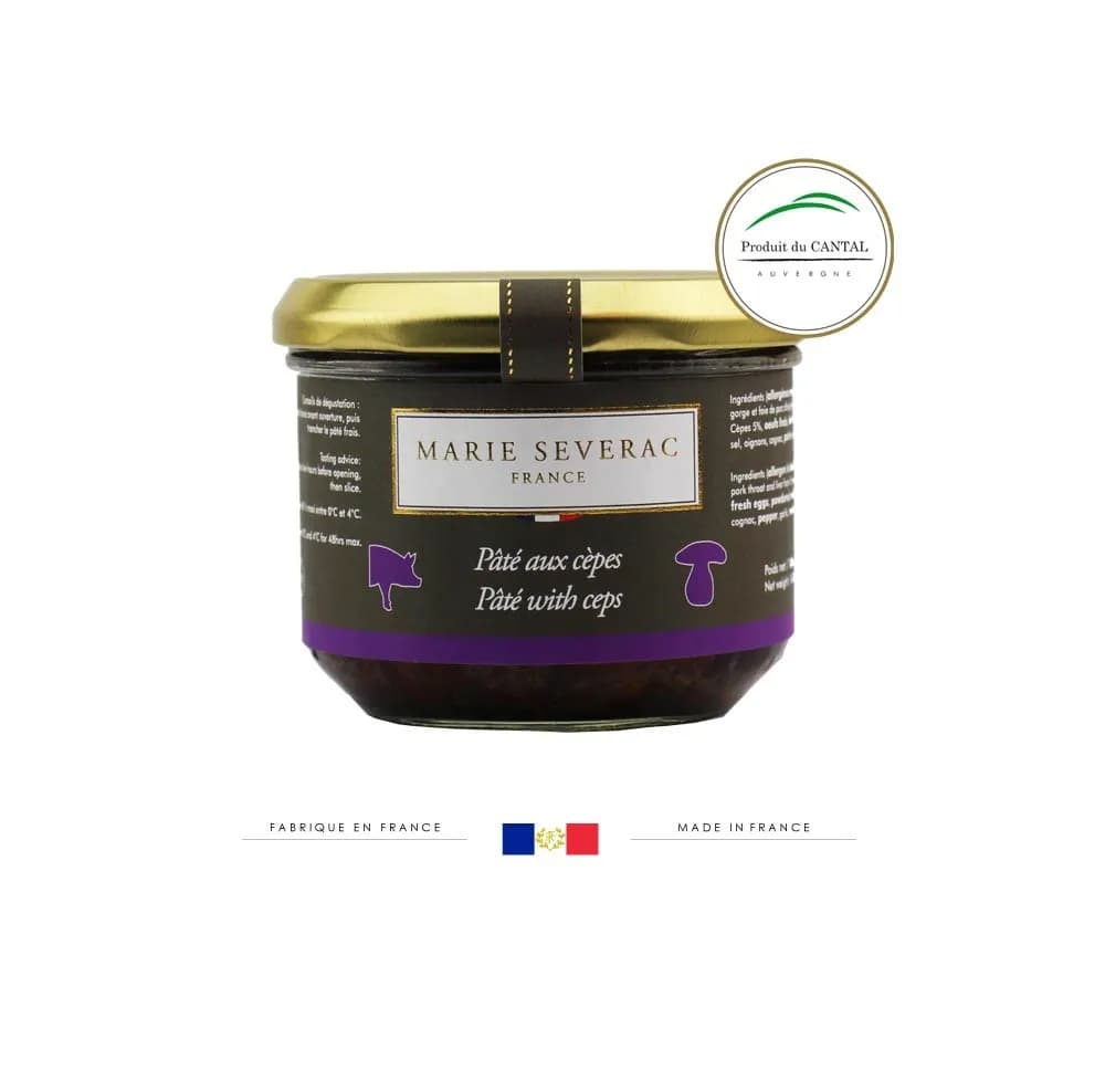 Pâté d'Auvergne aux cèpes
