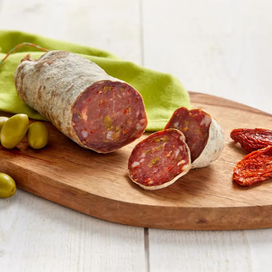Saucisson Sec Tomates séchées & Olives Vertes