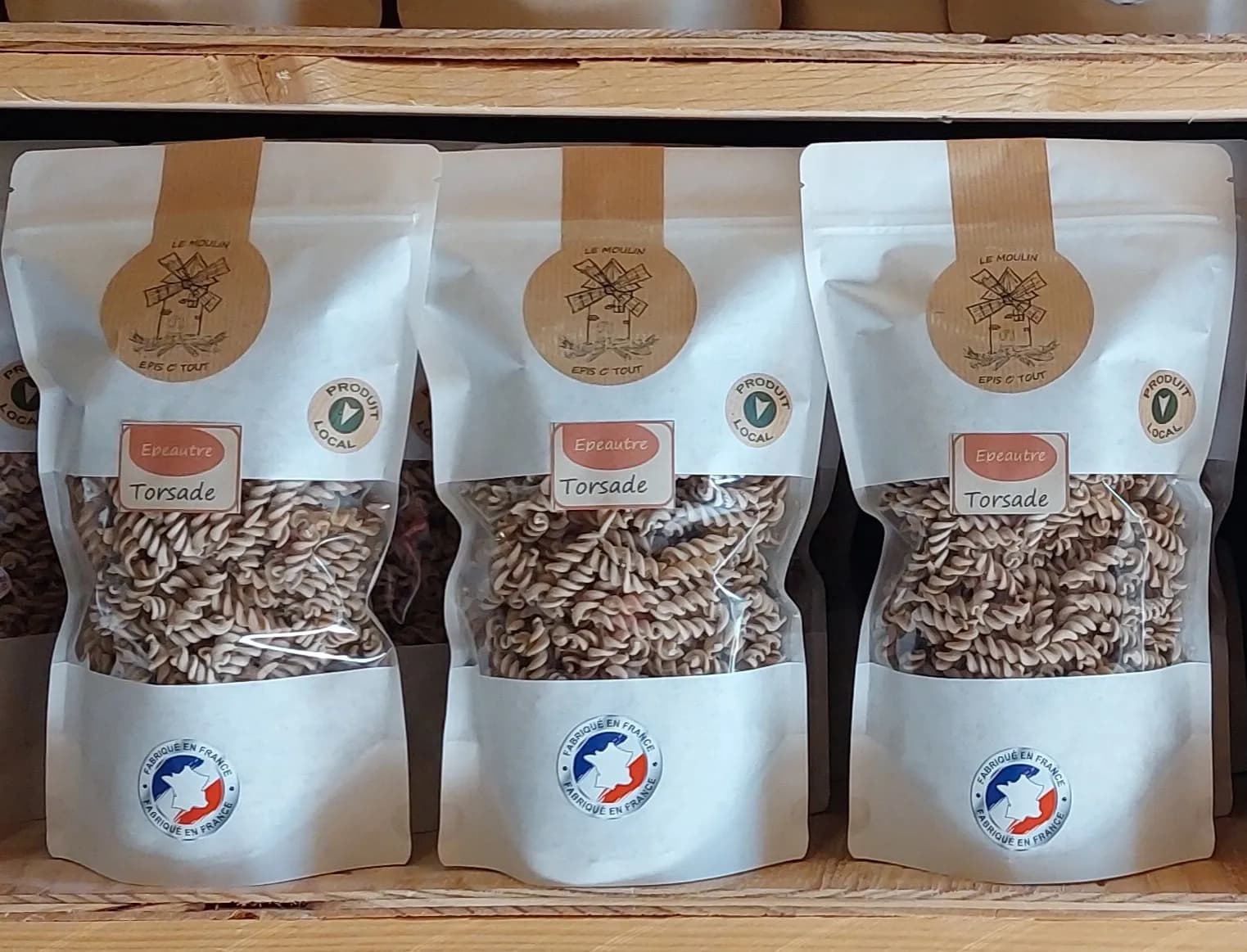 Pâtes torsade à l'Epeautre