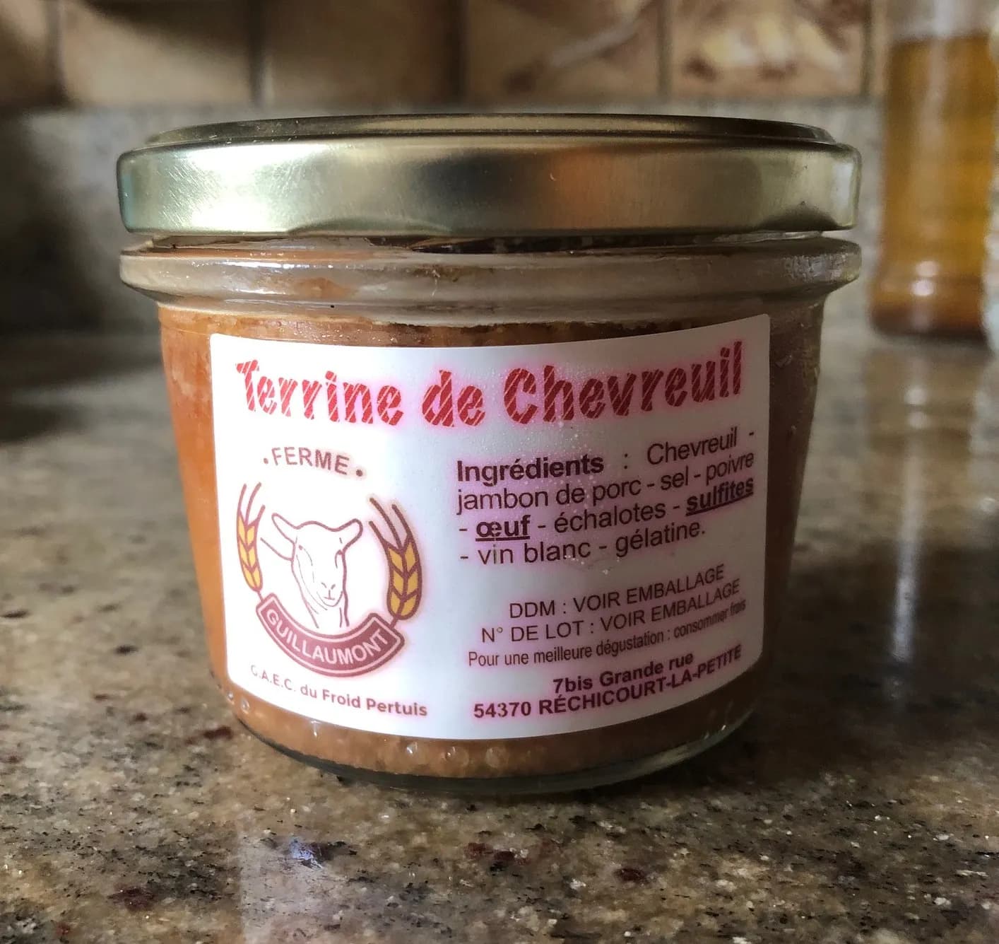 Terrine de Chevreuil