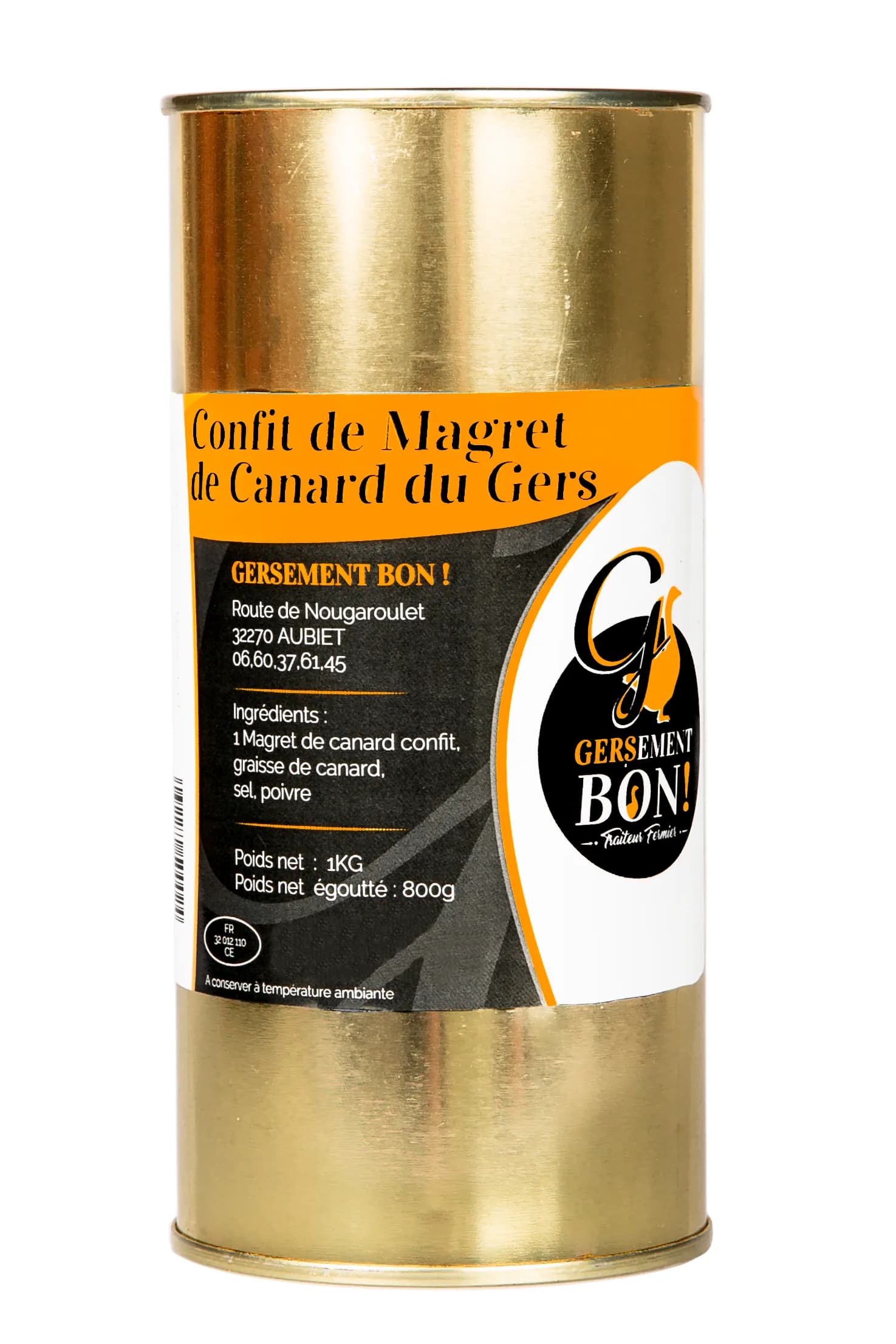 Confit de Magret de Canard du Gers