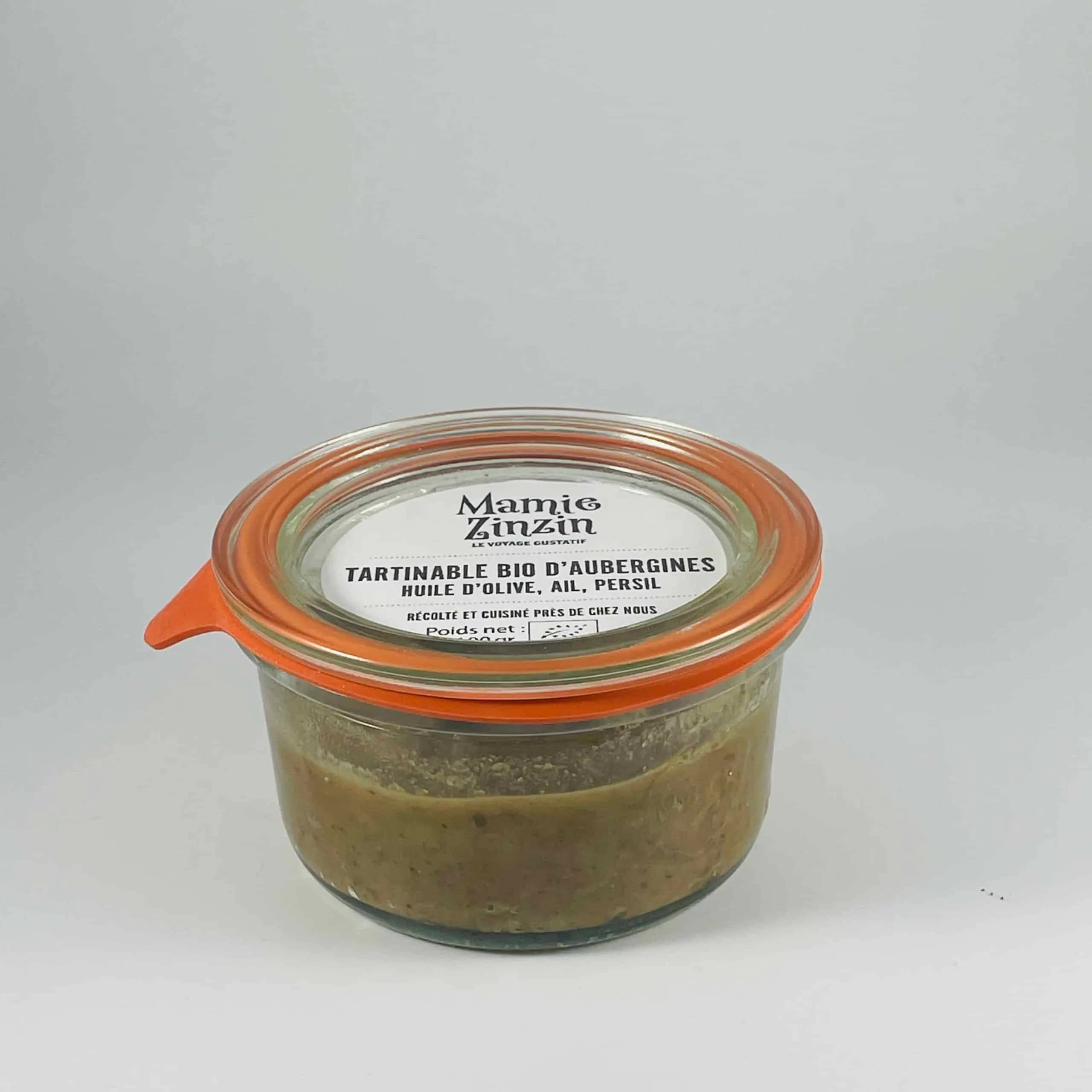 tartinable bio d’aubergines