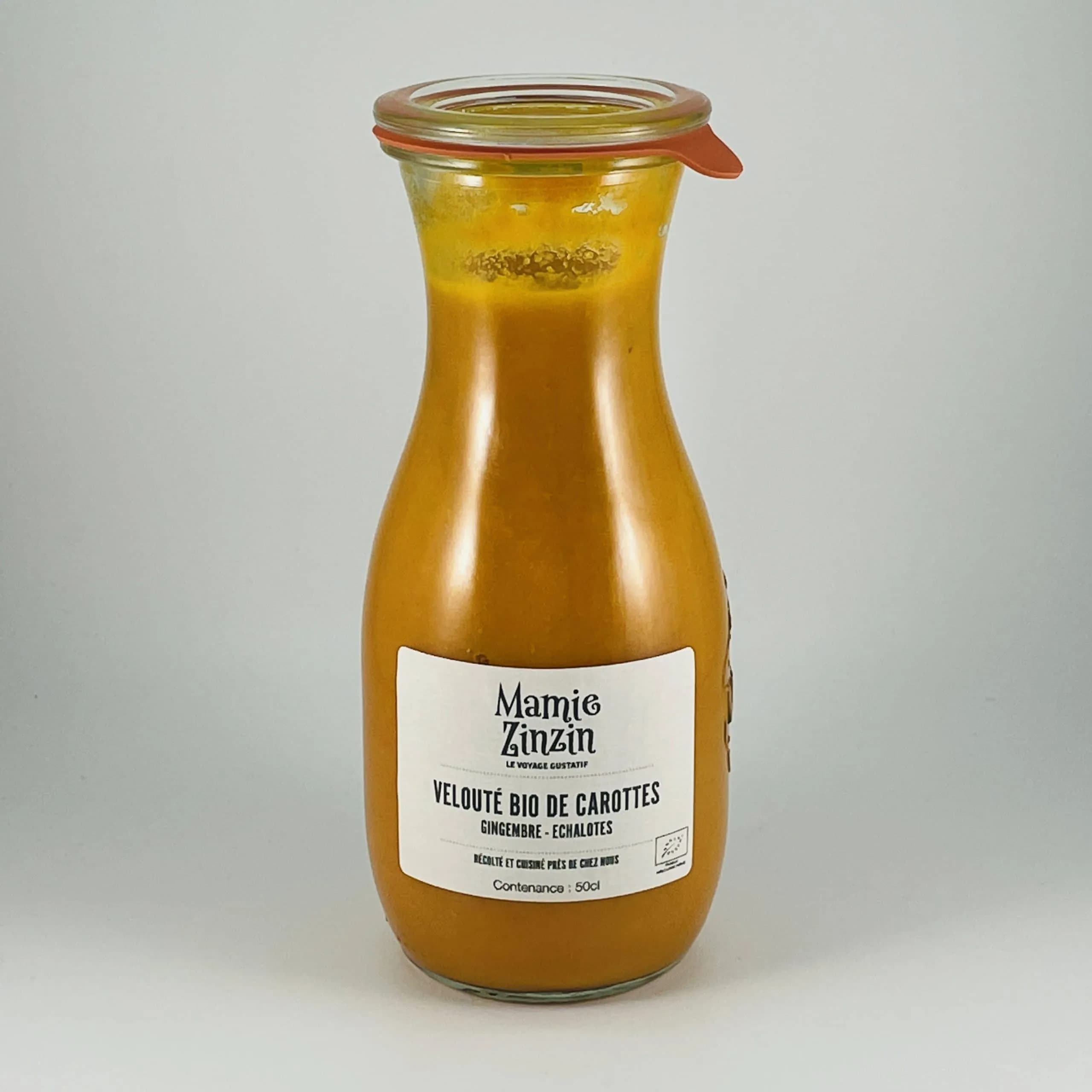 velouté bio de carottes gingembre