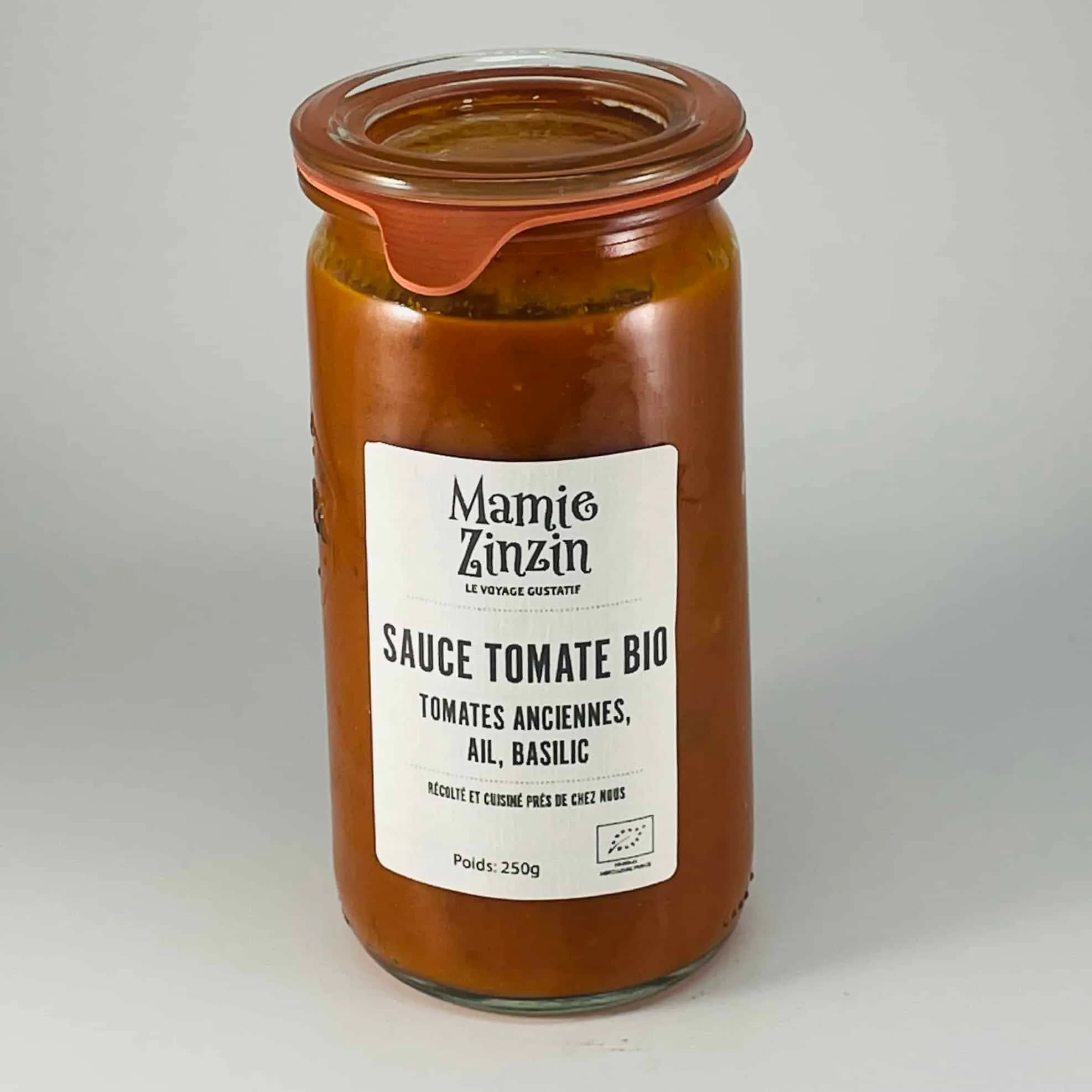 sauce bio tomates à l’ail et au basilic