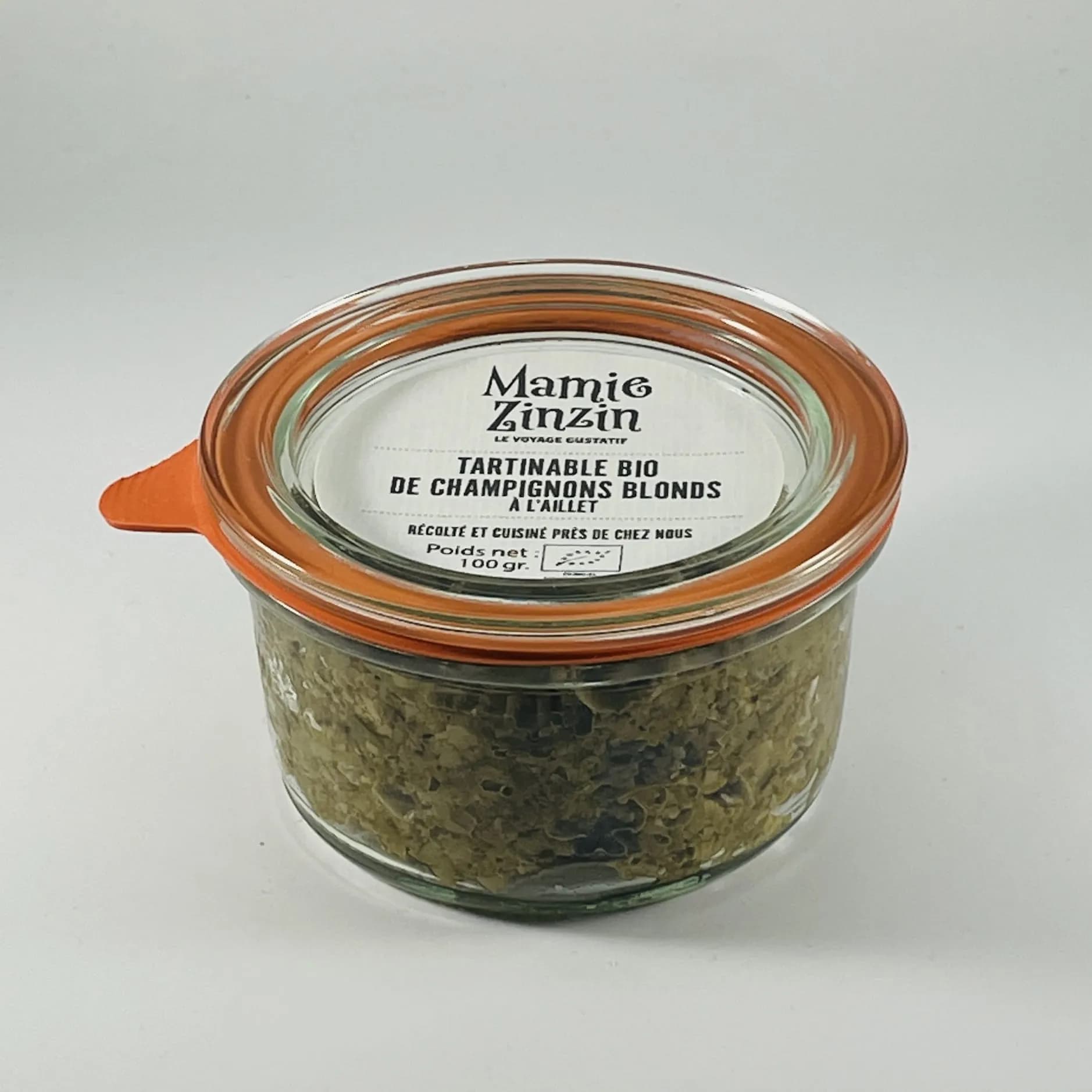 tartinable bio de champignons