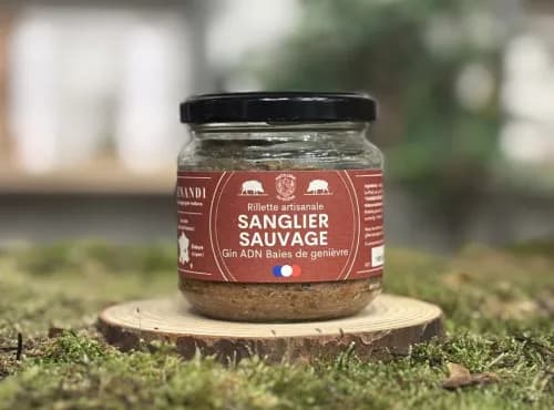 Rillette de Sanglier sauvage au Gin et Baie de genièvre