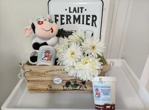 Glace fermière pistache