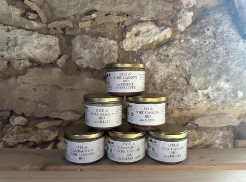 Lot 6 pâtés de porc gascon bio
