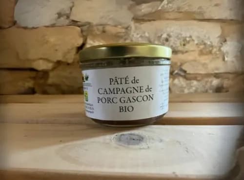 Pâté de campagne de porc gascon 190g bio
