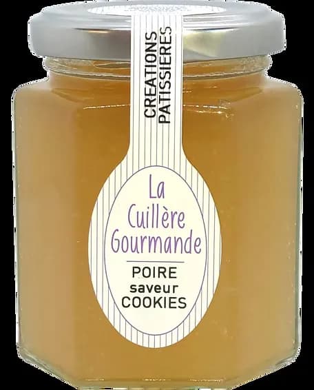 Confiture poire à la saveur du cookies