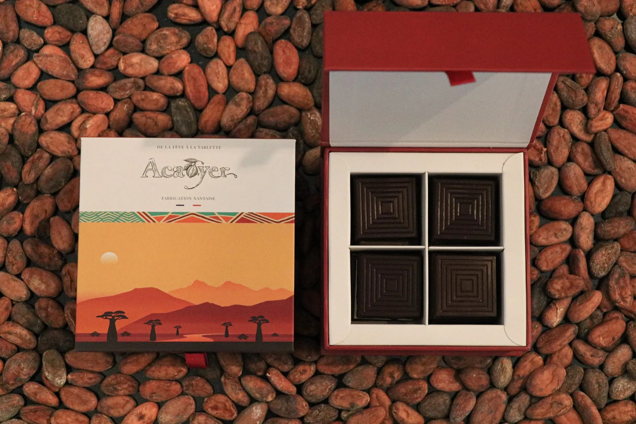 Coffret Noir – 20 carrés