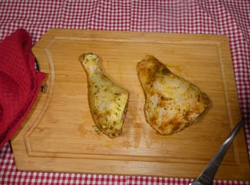 Cuisses de poulet marinées romarin citron