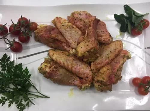 Ailes de poulet marinées Curry